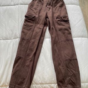 Pacsun. Size XS. Brown cargo Jean jogger pants